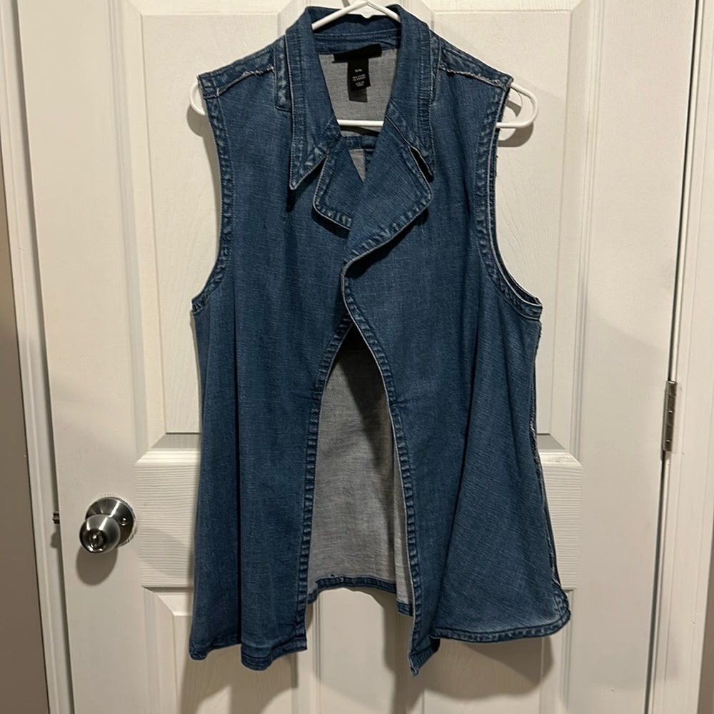 Blue jeans vest
